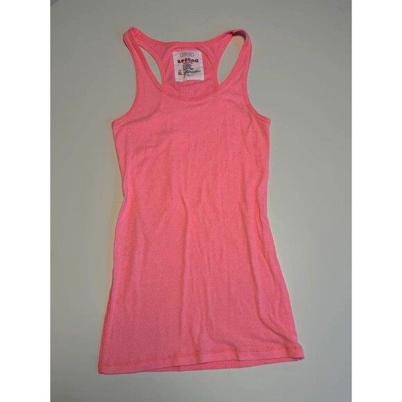 Zenana Tops - Zenana Barbie hot pink racerback tank top size XL